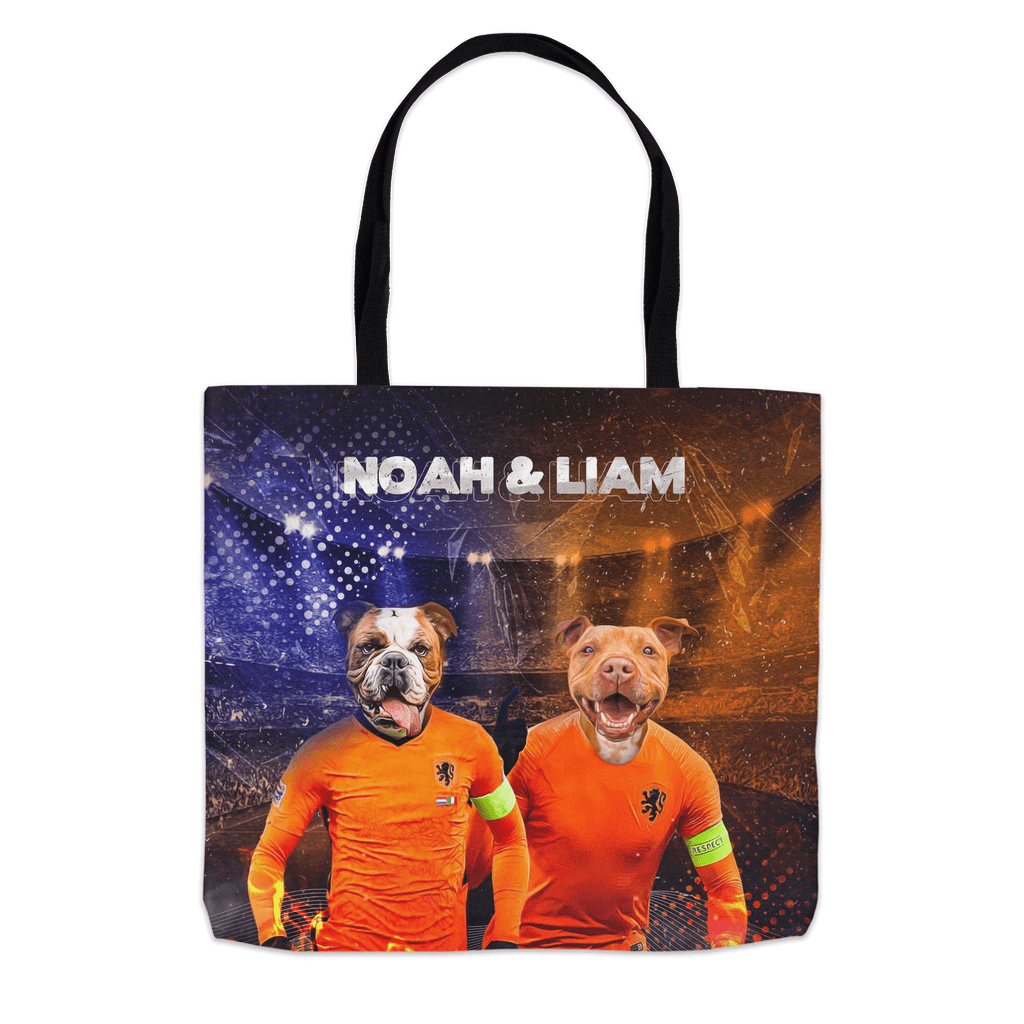 &#39;Holland Doggos&#39; Personalized 2 Pet Tote Bag