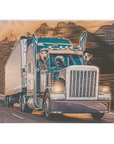 'The Truckers' Personalized 3 Pet Blanket