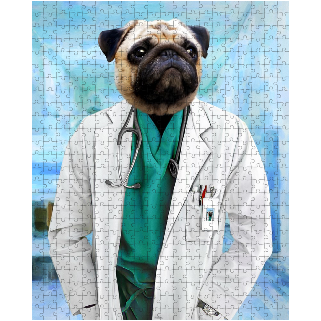 &#39;The Doctor&#39; Personalized Pet Puzzle
