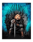 'Game of Bones' Personalized Pet Standing Canvas
