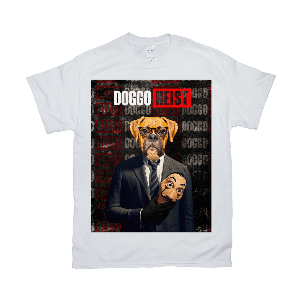 &#39;Doggo Heist&#39; Personalized Pet T-Shirt