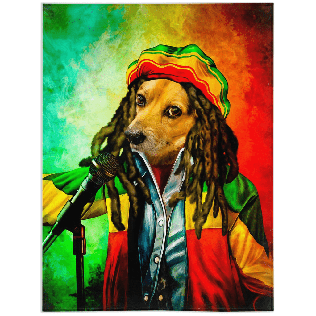 &#39;Dog Marley&#39; Personalized Pet Blanket