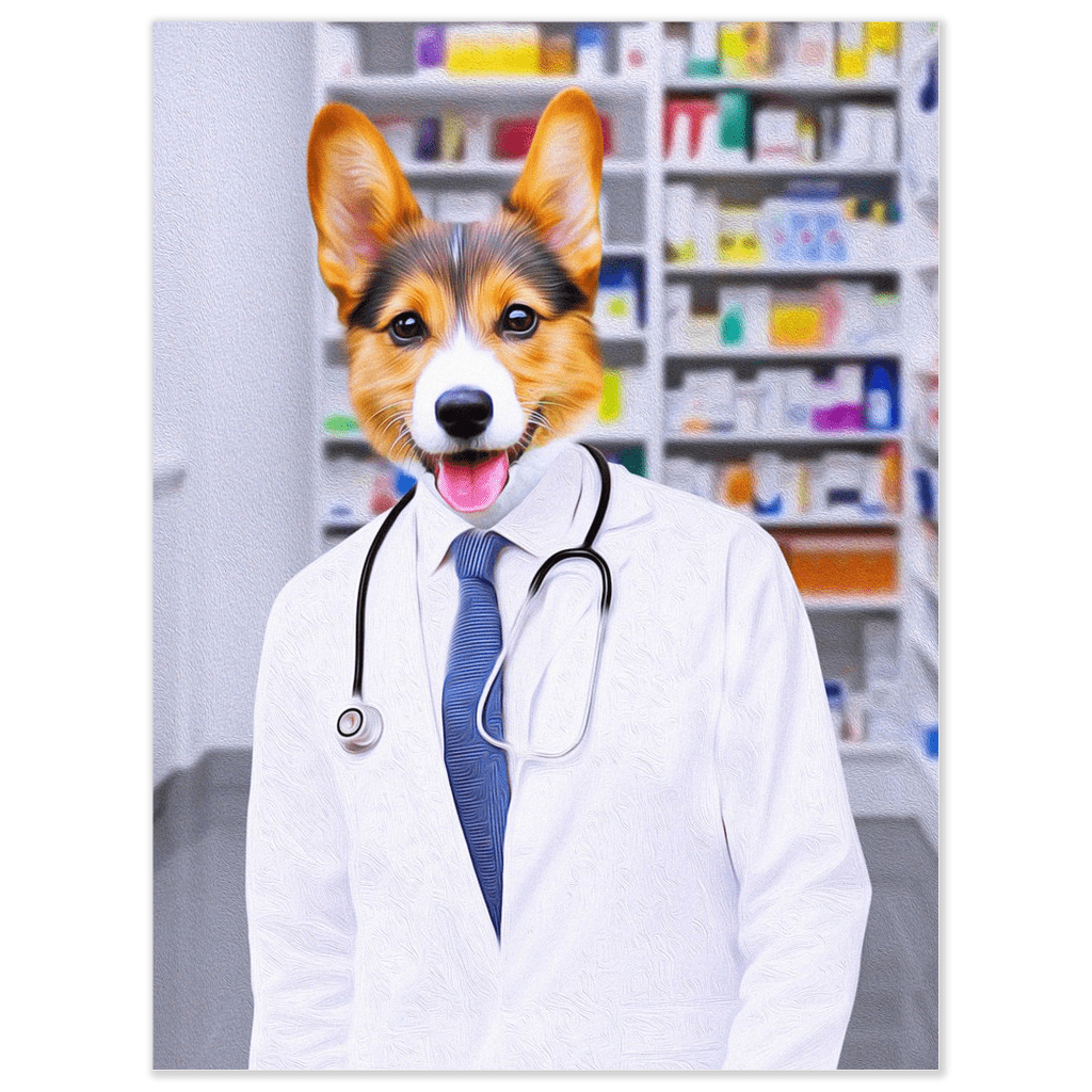 &#39;The Pharmacist&#39; Personalized Pet Poster