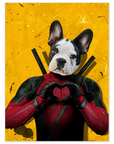 'Deadpaw' Personalized Pet Poster