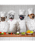 'The Chefs' Personalized 4 Pet Puzzle