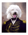 'The Admiral' Personalized Pet Standing Canvas
