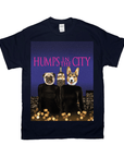 Camiseta personalizada para 2 mascotas 'Humps in the City'