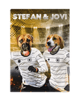 'Germany Doggos' Personalized 2 Pet Standing Canvas