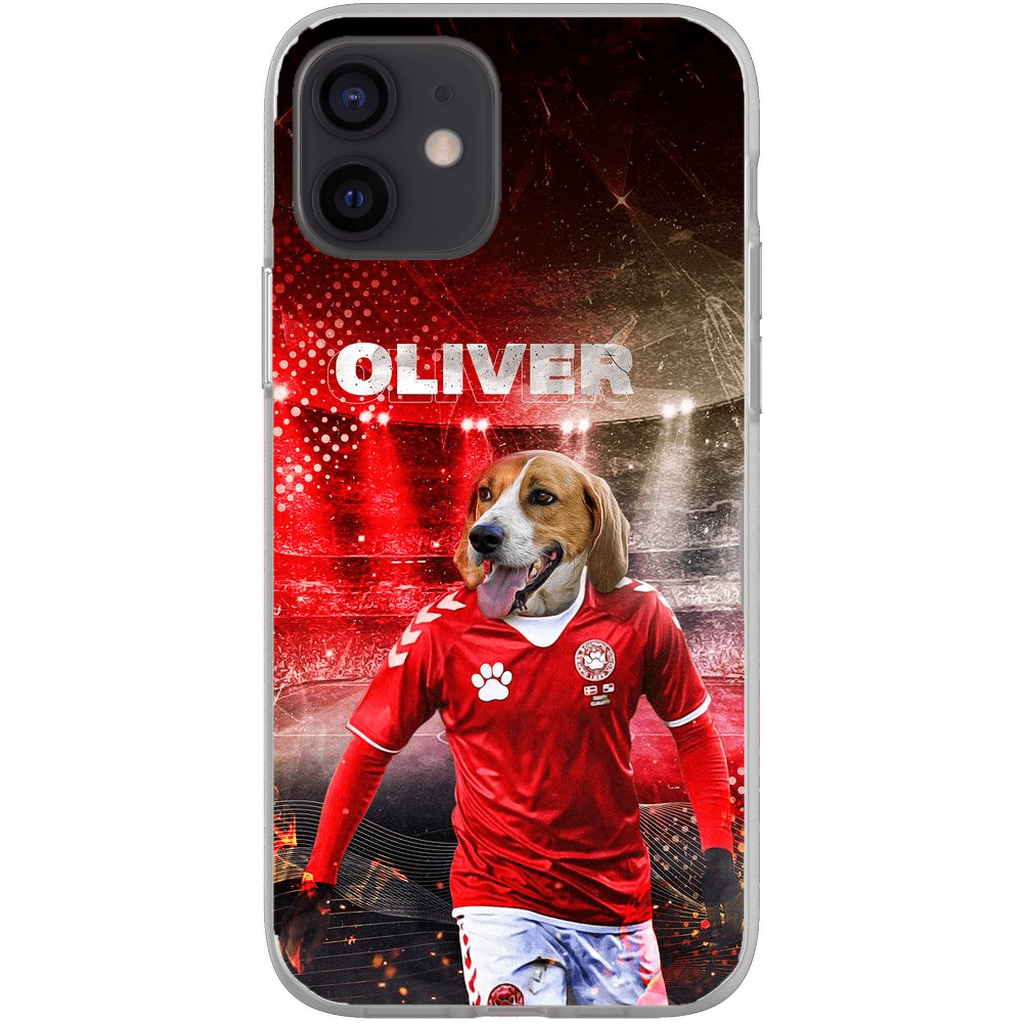 &#39;Denmark Doggos Soccer&#39; Personalized Phone Case