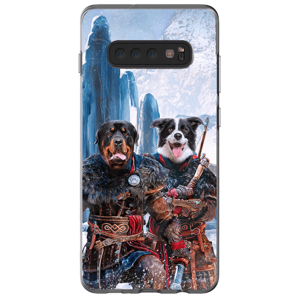 &#39;The Viking Warriors&#39; Personalized 2 Pet Phone Case