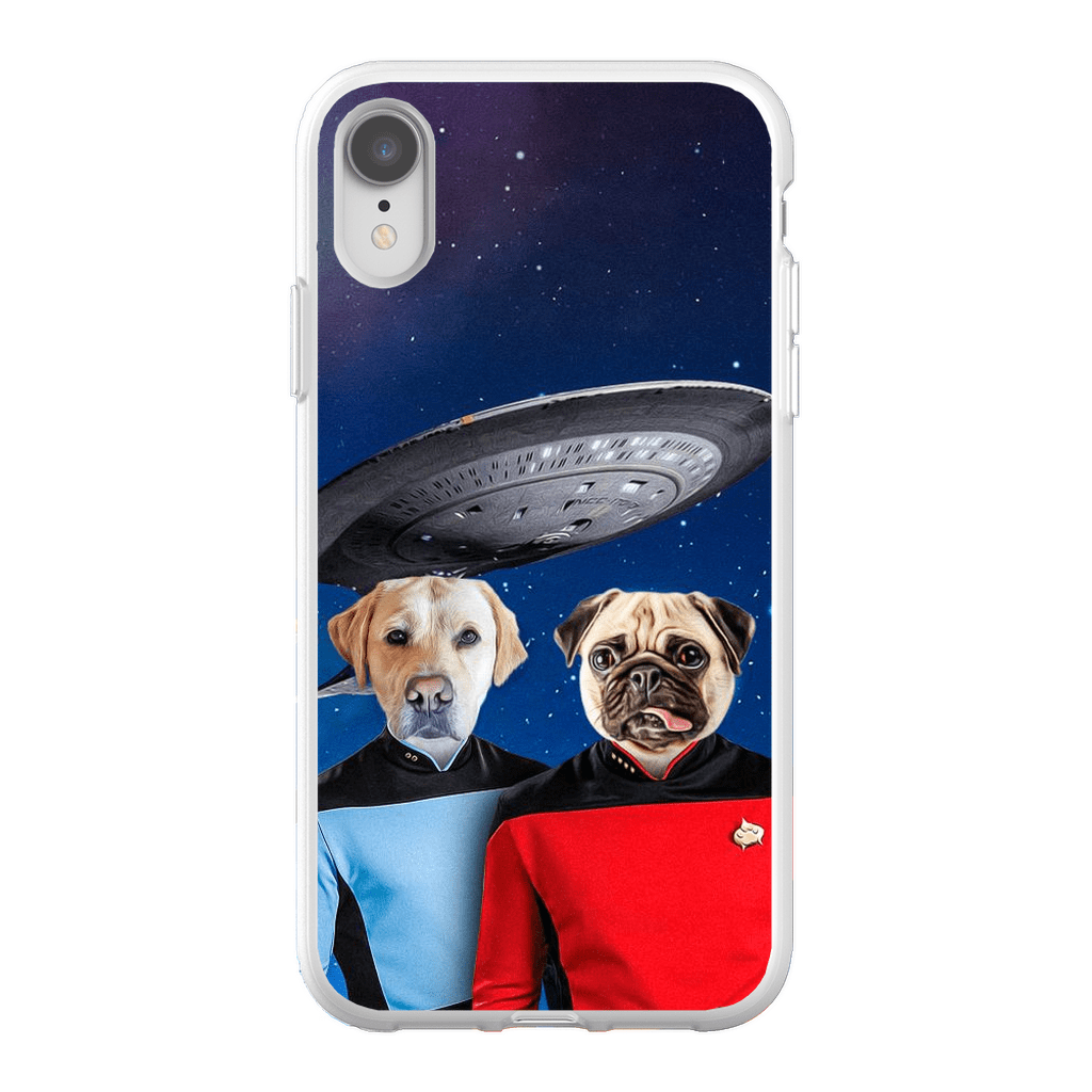 &#39;Doggo-Trek&#39; Personalized 2 Pet Phone Case