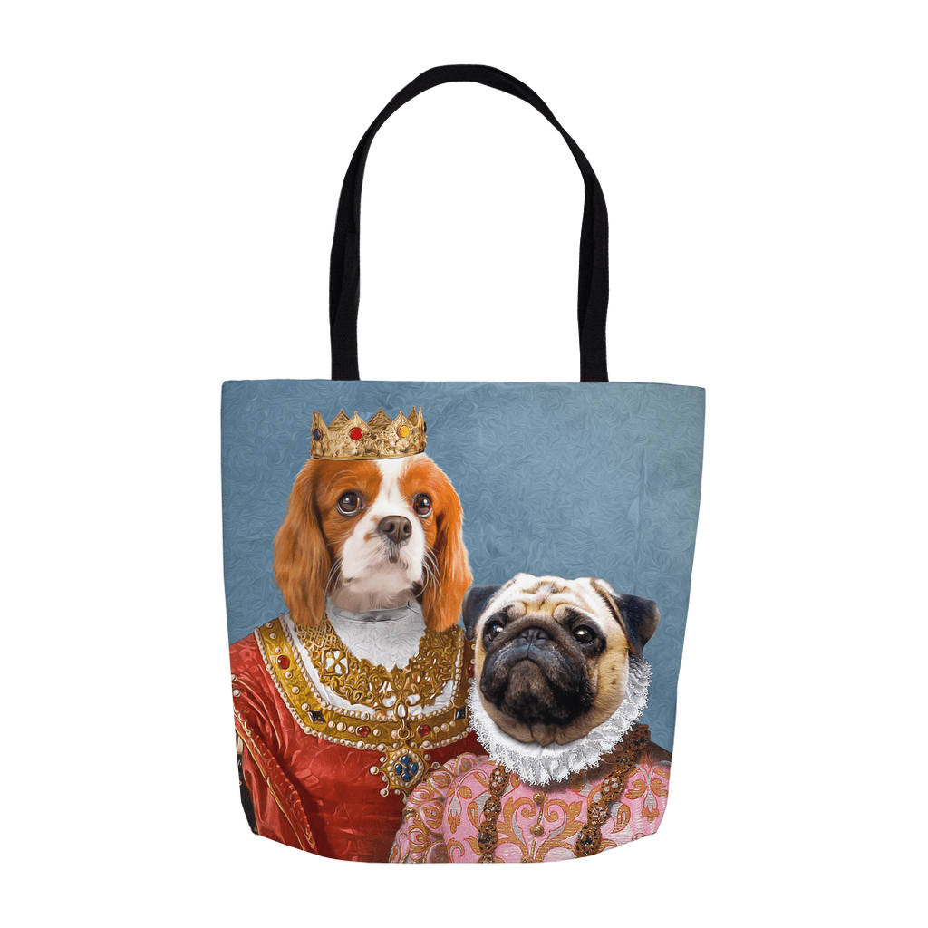 Bolsa de tela personalizada para 2 mascotas &#39;Reina y Archiduquesa&#39;