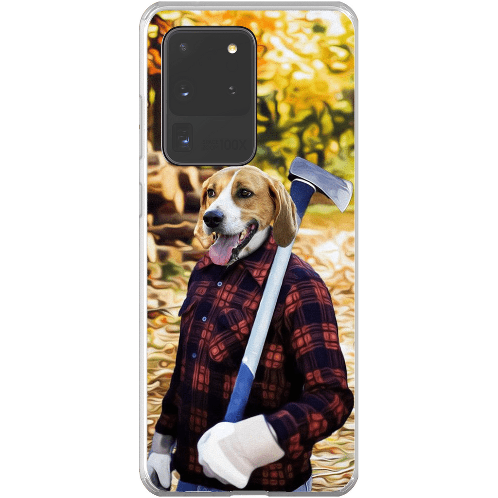 &#39;The Lumberjack&#39; Personalized Phone Case