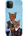 'Step Kitties' Personalized 2 Cat Phone Case
