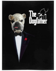 Manta personalizada para mascotas 'The Dogfather' 