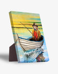 'The Fisherman' Personalized Pet Standing Canvas
