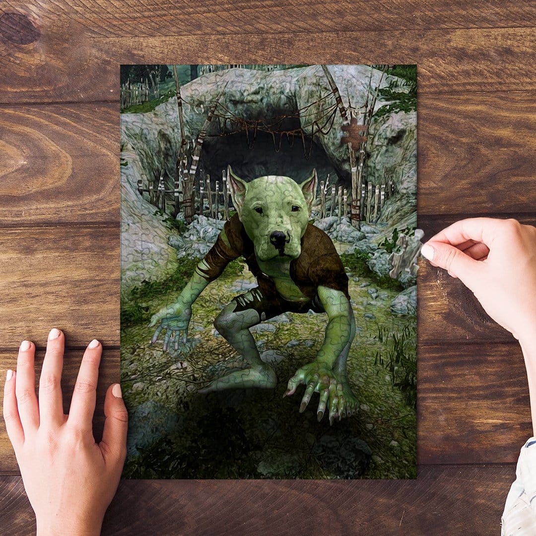 &#39;The Goblin&#39; Personalized Pet Puzzle