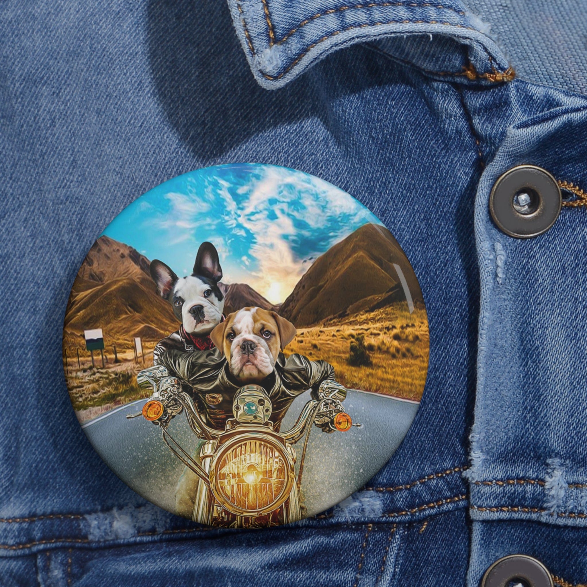Pin personalizado Harley Wooferson (1 - 5 mascotas) 