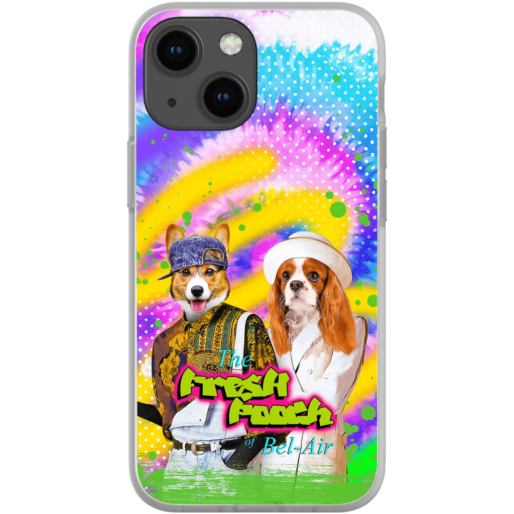 &#39;The Fresh Pooch&#39; Personalized 2 Pet Phone Case