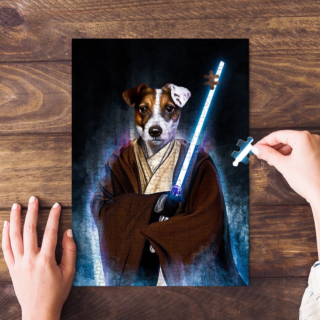 &#39;Doggo-Jedi&#39; Personalized Pet Puzzle