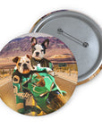 Kawadawgi Rider(s) ( 1 - 2 Pets) Custom Pin