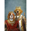 'King and Queen' 2 Pet Digital Portrait