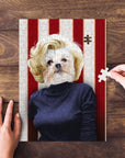 'Marilyn Monpaw' Personalized Pet Puzzle