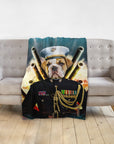 Manta personalizada para mascotas 'The Marine' 