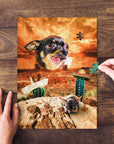 'Mexican Desert' Personalized Pet Puzzle