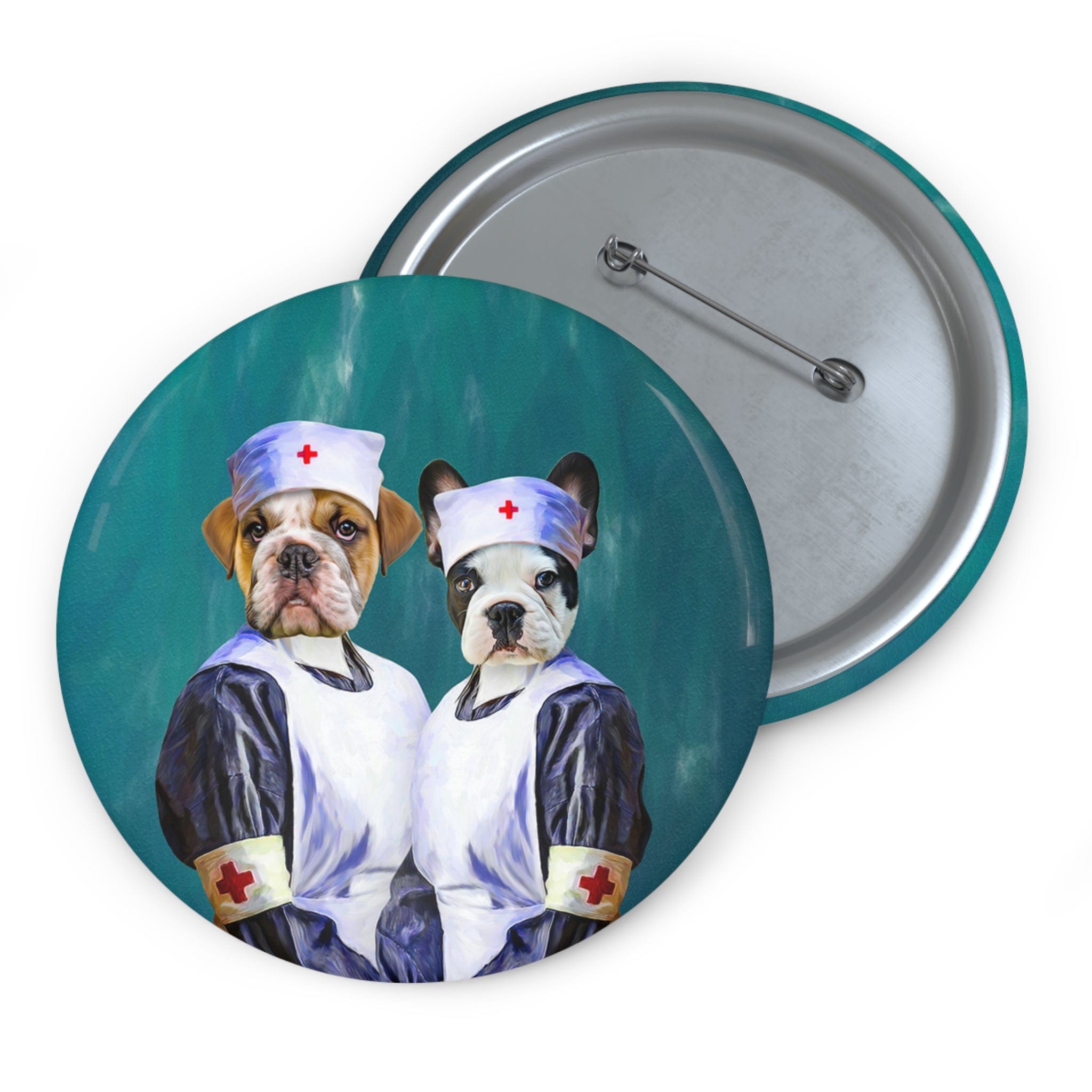 El pin personalizado de la(s) enfermera(s) (1 - 2 mascotas)