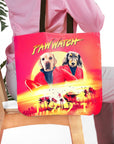 'Paw Watch 1991' Personalized 2 Pet Tote Bag