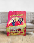 'Paw Watch 1991' Personalized 2 Pet Blanket