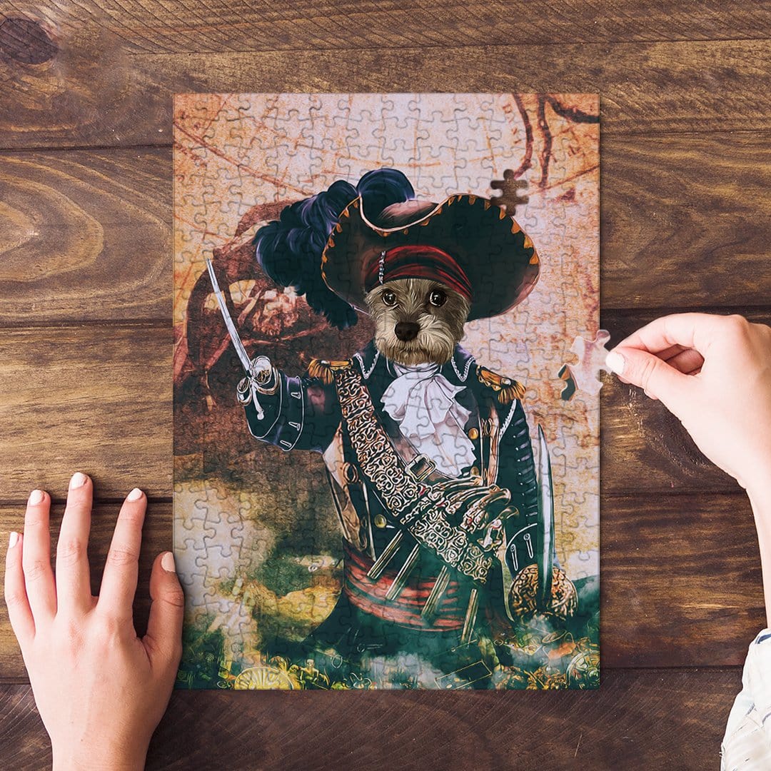 &#39;The Pirate&#39; Personalized Pet Puzzle