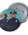 El oficial de policía (1 - 3 mascotas) Chapa personalizada 