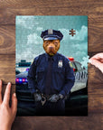 'The Police Officer' Personalized Pet Puzzle