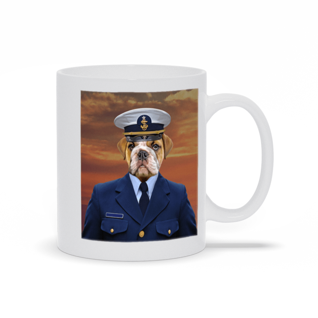 &#39;The Coast Guard&#39; Personalized Pet Mug