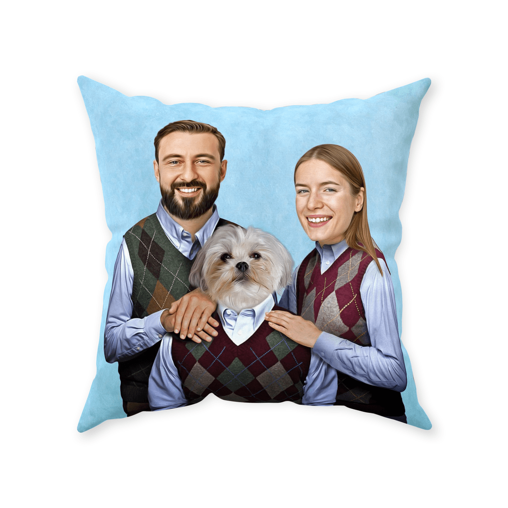 &#39;Step Doggo/Humans&#39; Personalized Throw Pillow