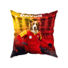 Load image into Gallery viewer, &#39;Montenegro Doggos Euro Football&#39; Personalized Pet Throw Pillow
