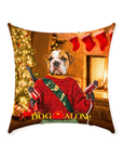 'Dog Alone' Personalized Pet Throw Pillow
