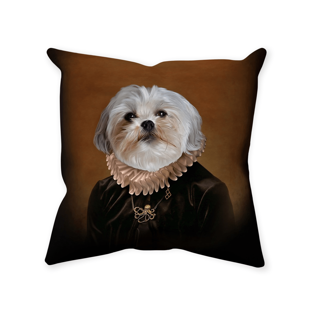 &#39;The Duchess&#39; Personalized Pet Throw Pillow