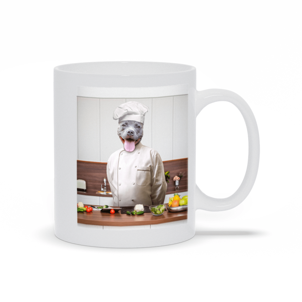 &#39;The Chef&#39; Custom Pet Mug