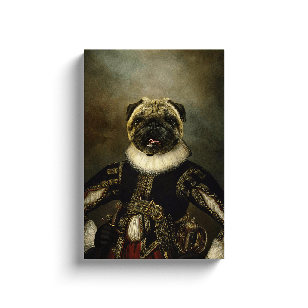 &#39;William Dogspeare&#39; Personalized Pet Canvas