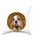 'Custom Crypto (Your Dog)' Personalized Pet Throw Pillow