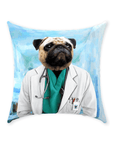 'The Doctor' Personalized Pet Throw Pillow