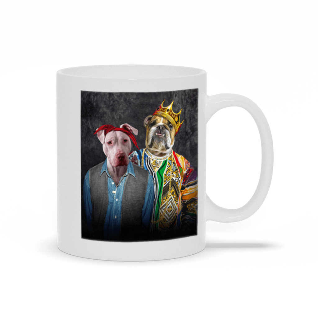 '2Paw And Notorious D.O.G.' Personalized 2 Pet Mug