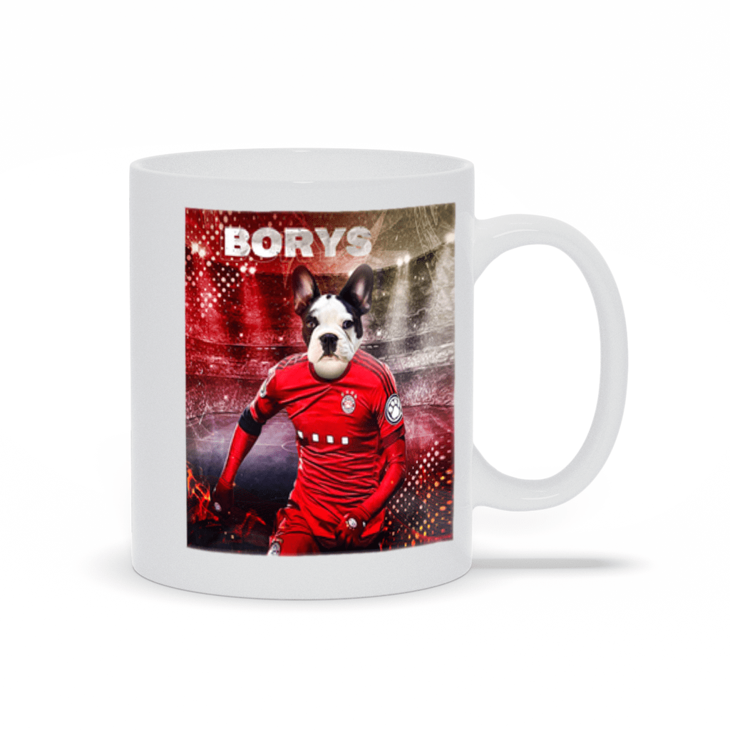 &#39;Poland Doggos Soccer&#39; Personalized Pet Mug