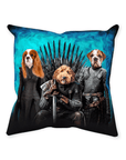 'Game of Bones' Personalized 3 Pet Throw Pillow