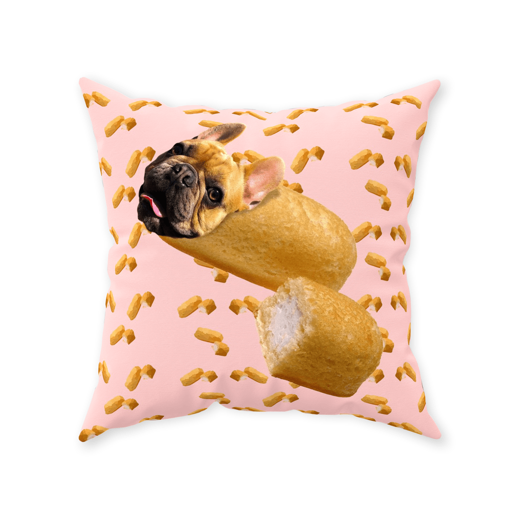 &#39;Twinkie Doggo&#39; Personalized Pet Throw Pillow