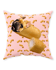 'Twinkie Doggo' Personalized Pet Throw Pillow