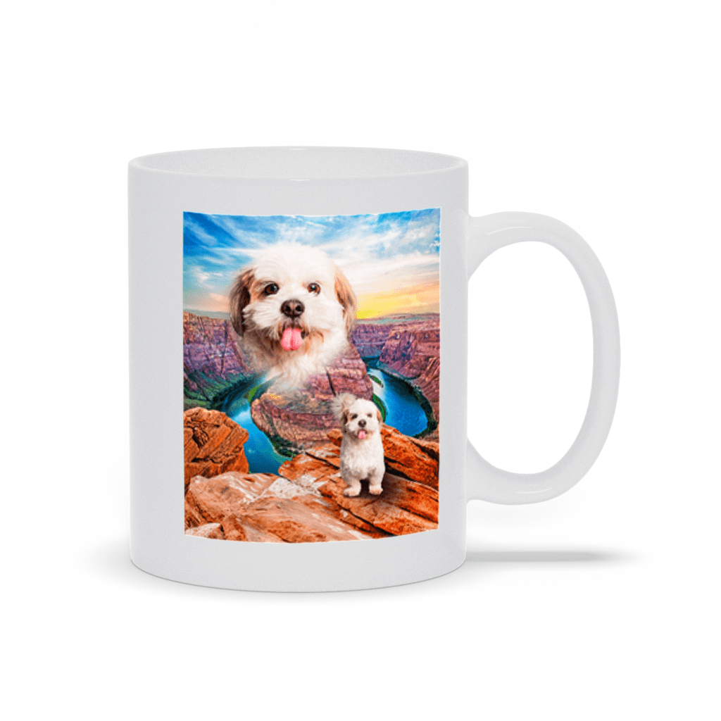 &#39;Majestic Canyon&#39; Personalized Pet Mug